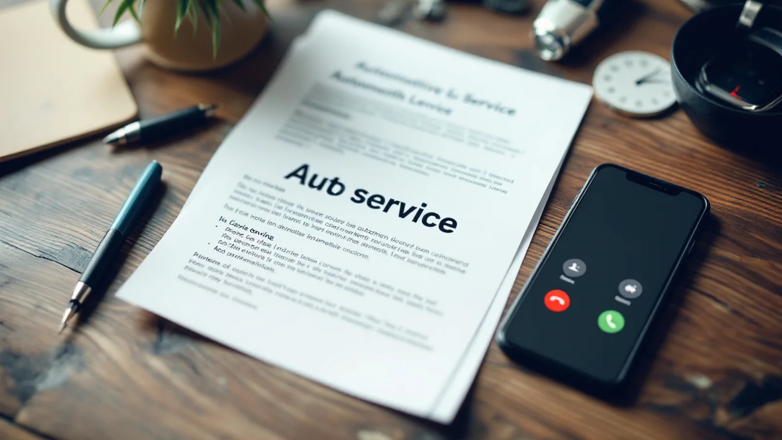 Consumer reviewing a written locksmith quote to avoid car key replacement scams in Dallas