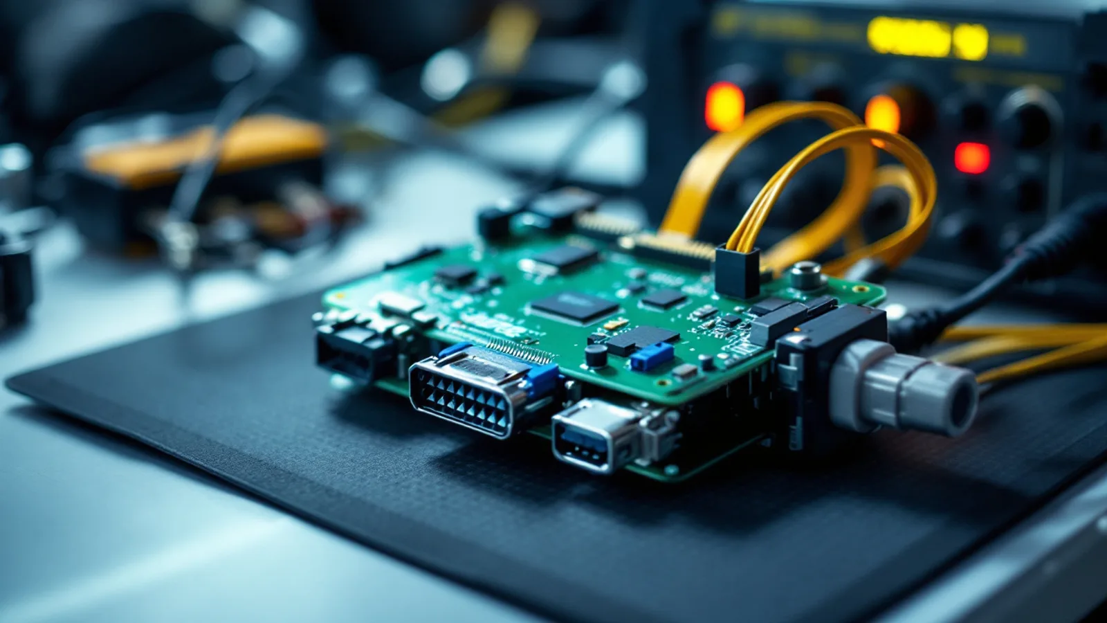 Technician connecting a diagnostic interface to a BMW to program a key through the body security module