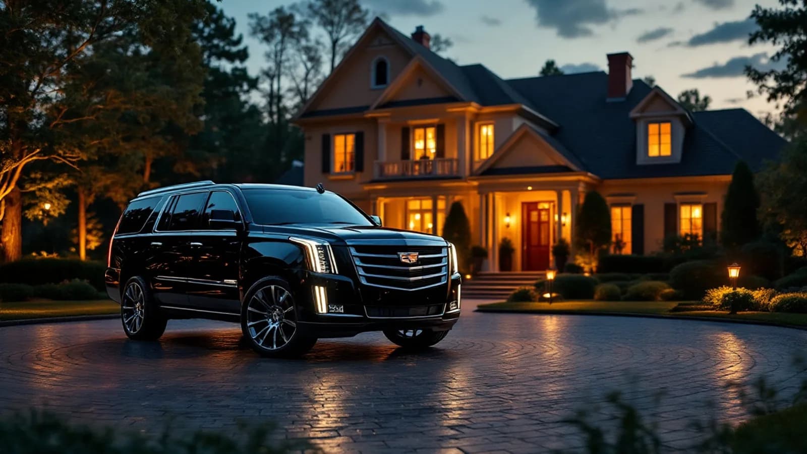 Locksmith replacing a Cadillac Escalade smart key in a Preston Hollow driveway