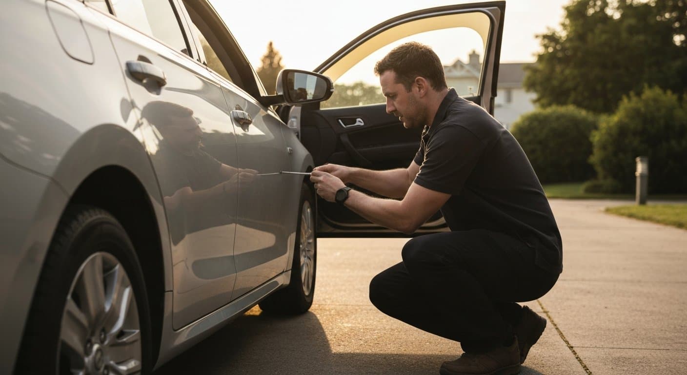 mobile automotive and commercial locksmith illustrating How Much Does Car Key Replacement Cost in Dallas TX: Mobile Key Cutting & Programming