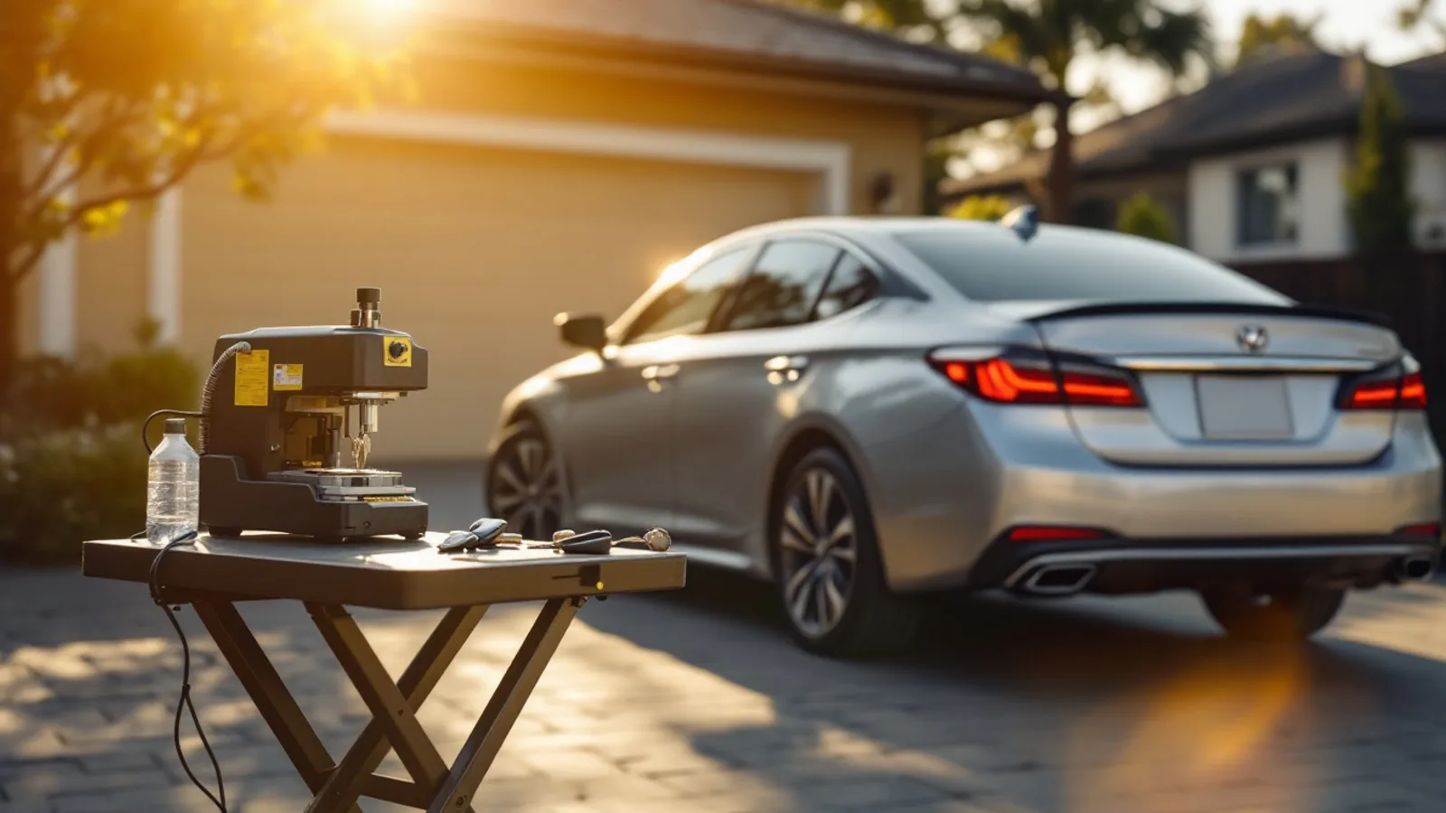 Toyota vehicle serviced by a mobile automotive locksmith in Dallas