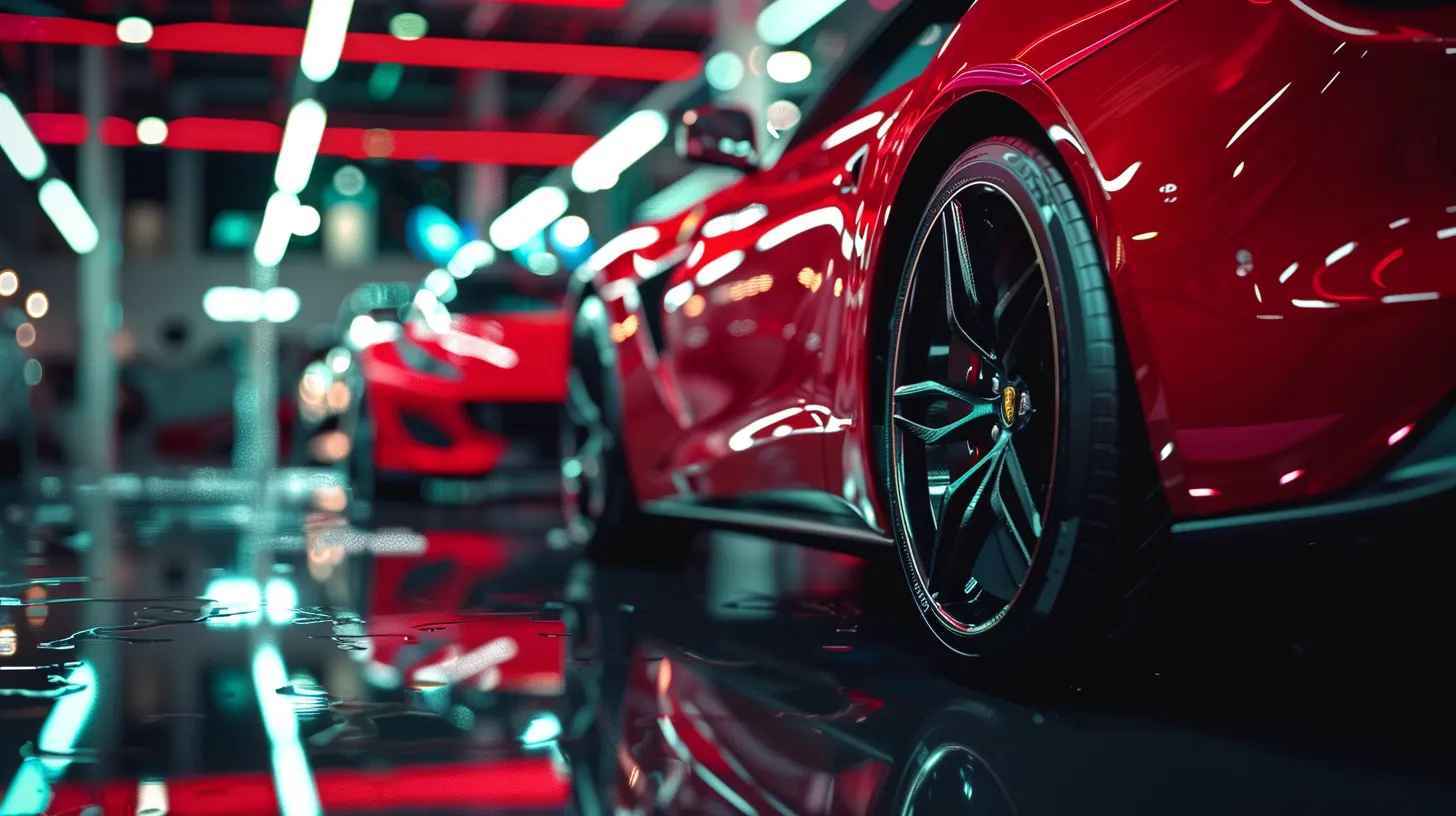 Luxury cars in a professional garage for key fob programming service in Dallas